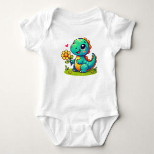 Dinosaur Bodysuit Baby Strampler