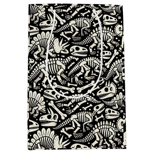 Dinosaur Bone Adventure Mittlere Geschenktüte (Vorderseite)