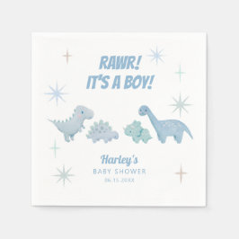 Dinosaur Boy Baby Dusche RAWR Napkins Serviette