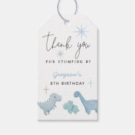 Dinosaur Boys Geburtstagsparty Geschenkanhänger