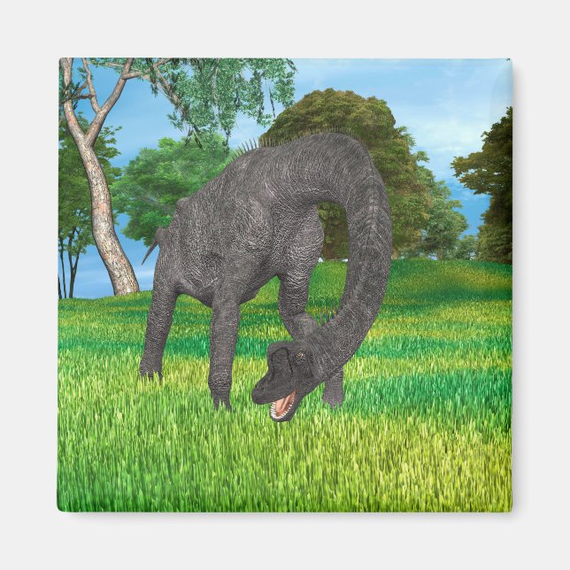 Dinosaur Brachiosaurus Magnet (Vorne)
