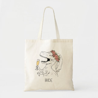 Dinosaur Bridge Tote Bag Tragetasche
