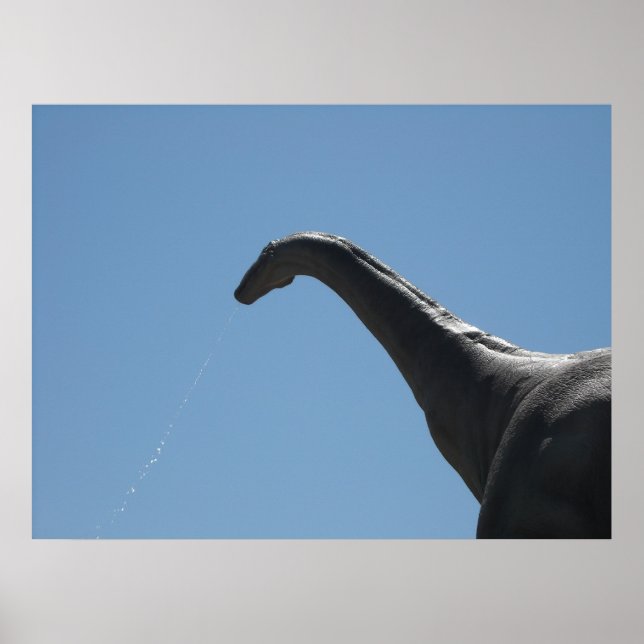 Dinosaur Brontosaurus Poster (Vorne)