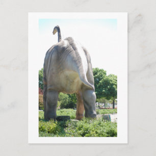 Dinosaur Brontosaurus Postkarte