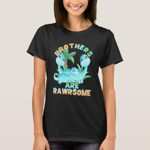 Dinosaur Brother 3 Brüder Big Little Middle Rawr T-Shirt