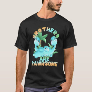 Dinosaur Brother 3 Brüder Big Little Middle Rawr T-Shirt
