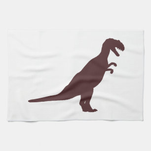 Dinosaur Brown Handtuch