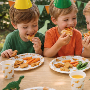 Dinosaur Chicken Nugget Spielvolle Spaß Drehung Ki Pappbecher