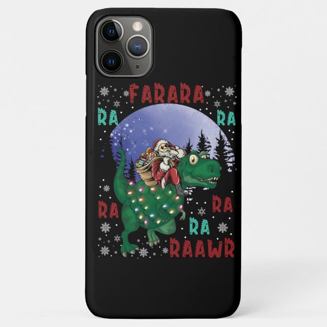 Dinosaur Christmas Case-Mate iPhone Hülle (Rückseite)