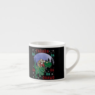 Dinosaur Christmas Espressotasse