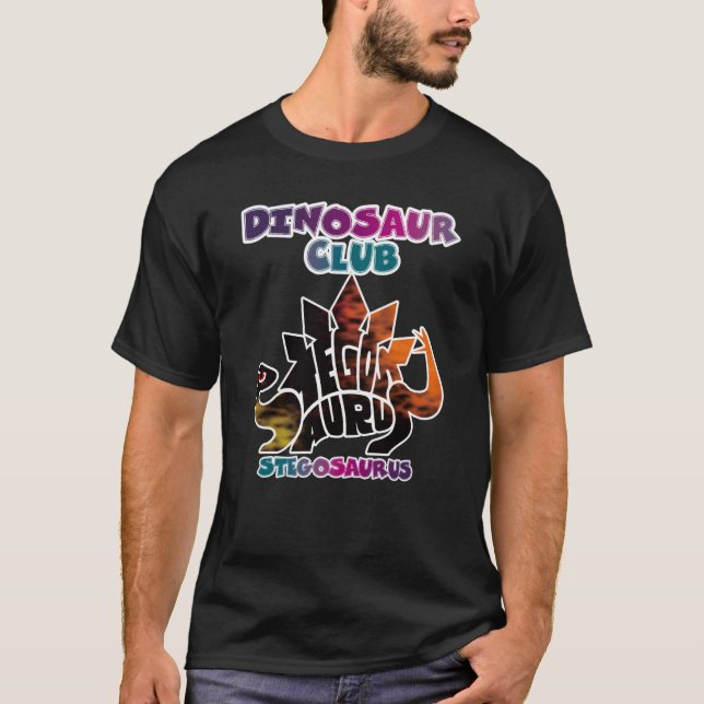 DINOSAUR CLUB STEGOSAURUS T-Shirt (Vorderseite)