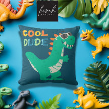 Dinosaur Cool Typ Cartoon Jungen Kinderzimmer Deko