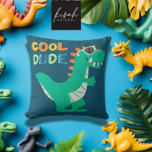 Dinosaur Cool Typ Cartoon Jungen Kinderzimmer Deko Kissen