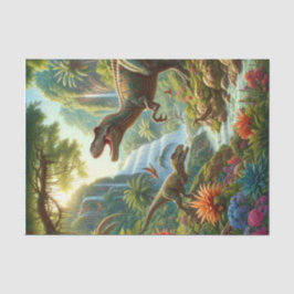 Dinosaur Decoupage Craft Seidenpapier