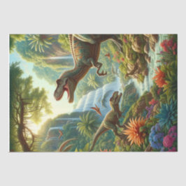 Dinosaur Decoupage Craft Seidenpapier