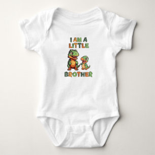 Dinosaur der kleine Bruder Baby-Body Baby Strampler