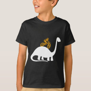 Dinosaur Dino T-Rex MTB-Fahrrad Mountainbike Stoff T-Shirt