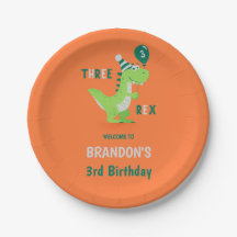 Dinosaur Drei Rex 3. Geburtstag