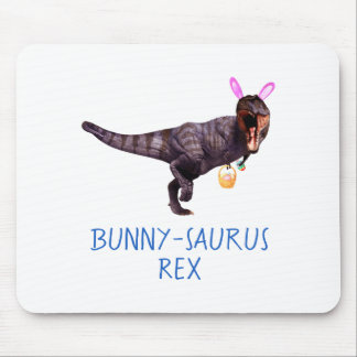 Dinosaur Easter Bunny T Rex Tyrannosaurus Funny T  Mousepad
