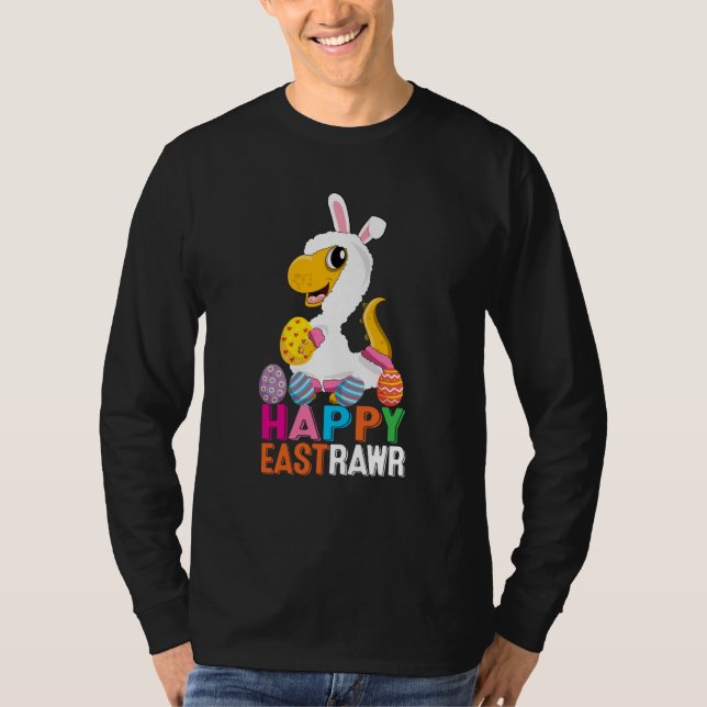 Dinosaur Easter Day Eggs cellent Happy East Rawr r T-Shirt (Vorderseite)