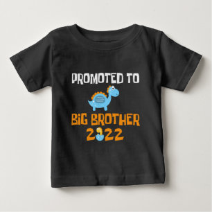 Dinosaur-Ei-Schlüpfen zum großen Bruder befördert Baby T-shirt