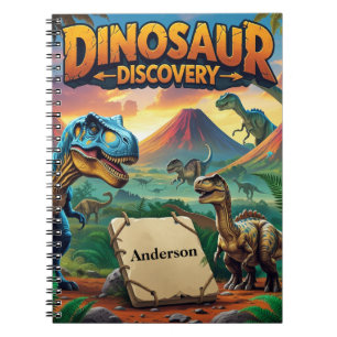 Dinosaur-Entdeckung – Persönliche Vorgeschichte Notizblock