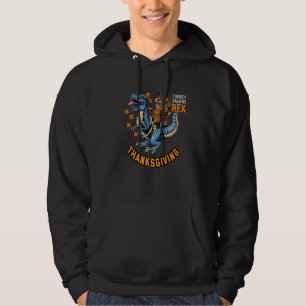 Dinosaur Erntedankfest Jungen Truthahn Saurus T re Hoodie