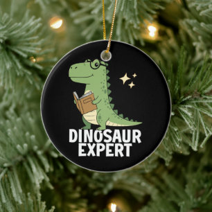 Dinosaur Experte - Coole Wissenschaft Dino T-Rex L Keramik Ornament