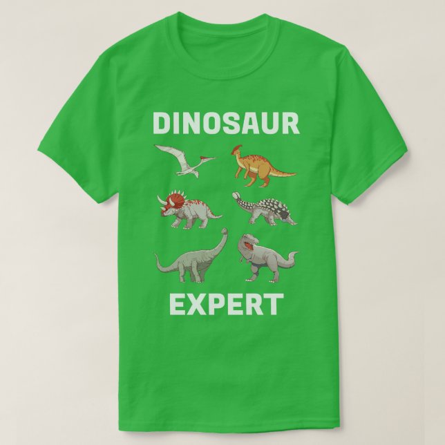 Dinosaur-Experte III T-Shirt (Design vorne)