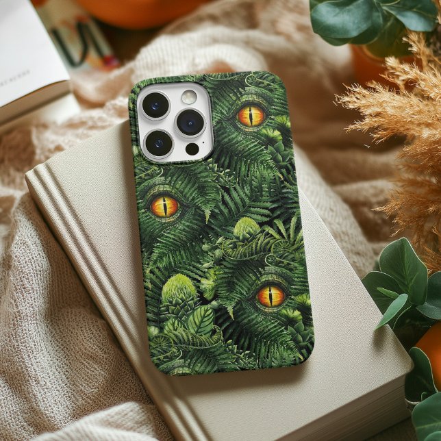 Dinosaur Eyes Green Plants Ancient Creature Art Case-Mate iPhone Hülle (Von Creator hochgeladen)