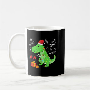 Dinosaur Fa Ra Ra Ra Rawr T-Rex Funny Christmas Xm Kaffeetasse