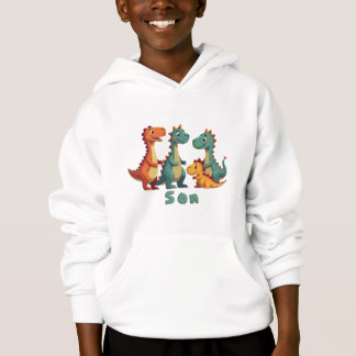 Dinosaur Family Hoodie (Sohn)