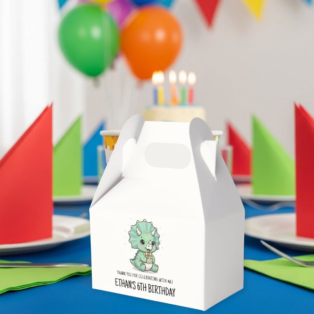 Dinosaur Favor Boxes - You Personalize Them Geschenkschachtel (Von Creator hochgeladen)