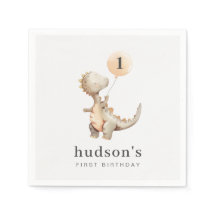Dinosaur First Birthday Balloon