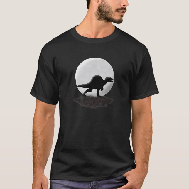 Dinosaur Fossil Skeleton Spinosaurus T-Shirt (Vorderseite)