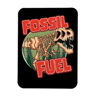 Dinosaur "Fossiler Brennstoff" Magnet
