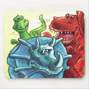 Dinosaur Friends Mousepad