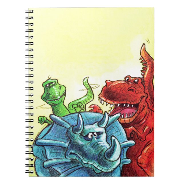 Dinosaur Friends Notizblock (Vorderseite)
