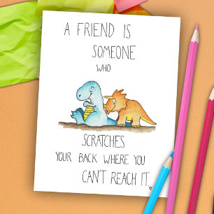 DINOSAUR FRIENDS Postkarte von Nicole Janes