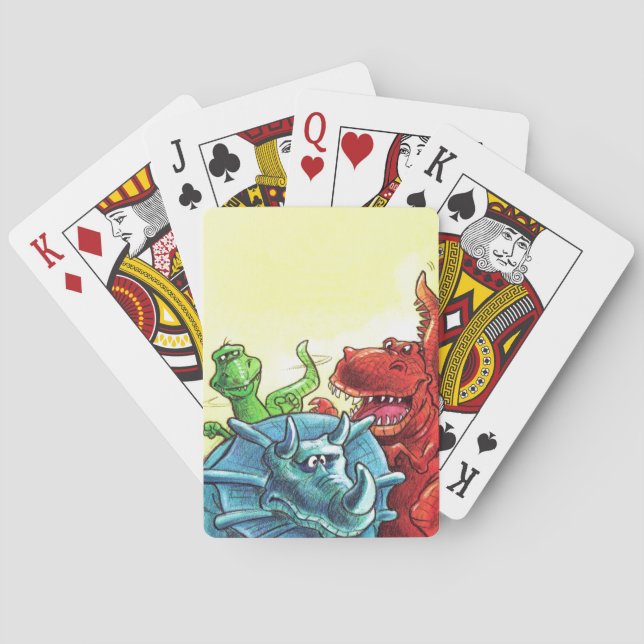 Dinosaur Friends Spielkarten (Rückseite)