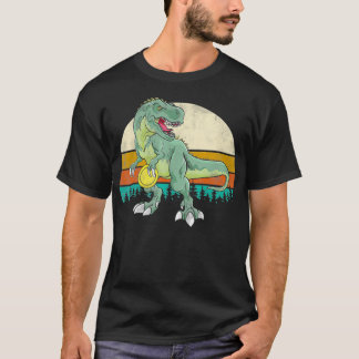 Dinosaur Frolf Player Geschenk T Rex Golfer Dino T-Shirt
