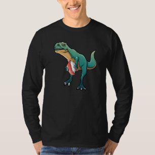 Dinosaur Für Männer Frauen Sushi Reis Japanische S T-Shirt