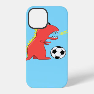 Dinosaur-Fußball Sportliche Kinder iPhone 12 Pro Hülle