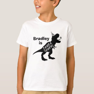 Dinosaur Geburtstags-T-Shirt Four A Saurus T-Shirt