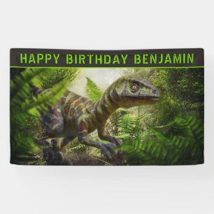 Dinosaur-Geburtstagsfeier Banner