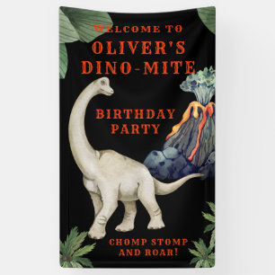 Dinosaur Geburtstagsparty Willkommen Banner