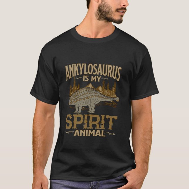 Dinosaur-Geist-Tier Urzeit-Dinosaurier Juras T-Shirt (Vorderseite)