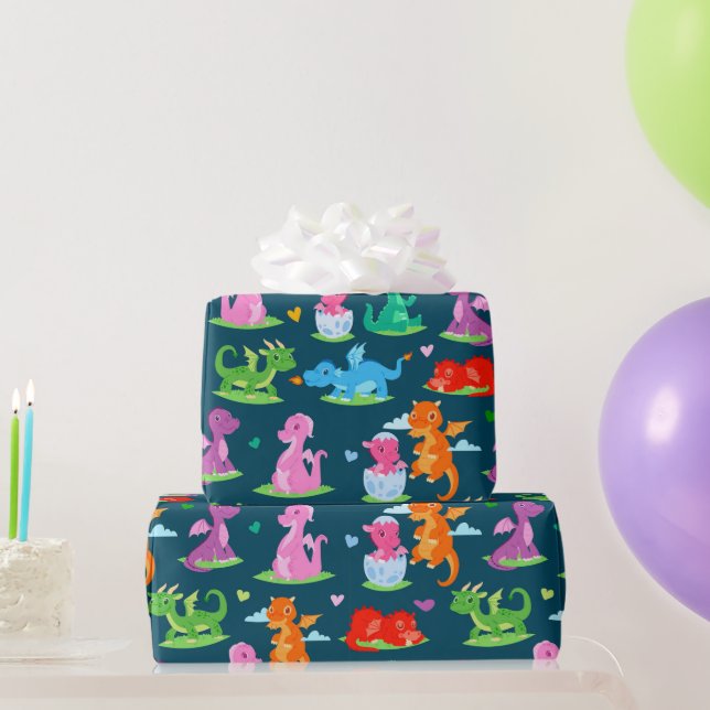 Dinosaur  geschenkpapier (Partygeschenke)