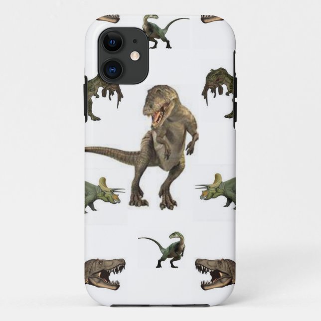 Dinosaur-Geschenkpapier Case-Mate iPhone Hülle (Rückseite)