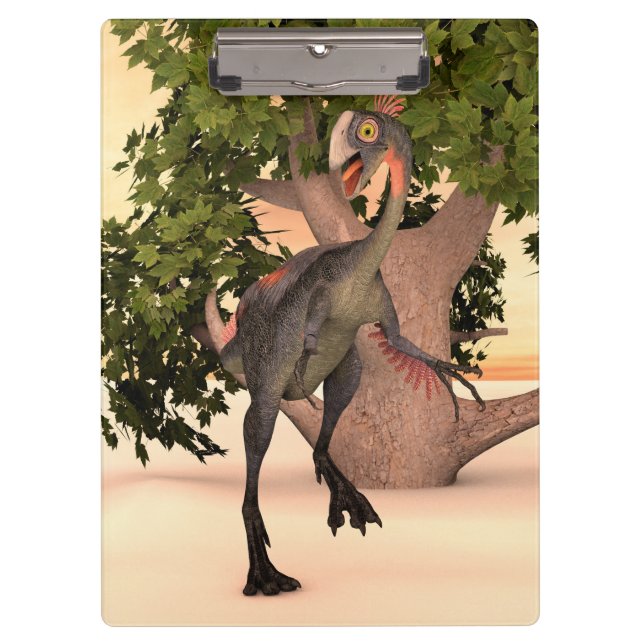 Dinosaur Gigantoraptor Klemmbrett (Vorderseite)